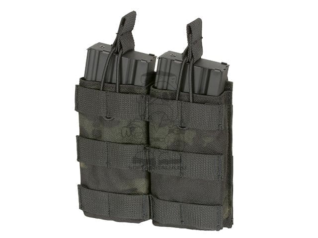 Tasca modulare doppia aperta per caricatori 5.56 Multicamo Black di 8FIELDS