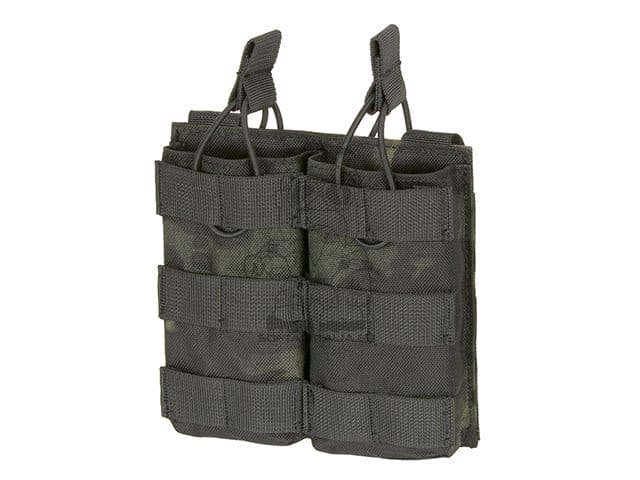 Tasca modulare doppia aperta per caricatori 5.56 Multicamo Black di 8FIELDS