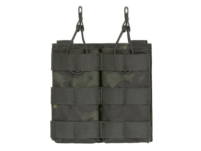 Tasca modulare doppia aperta per caricatori 5.56 Multicamo Black di 8FIELDS
