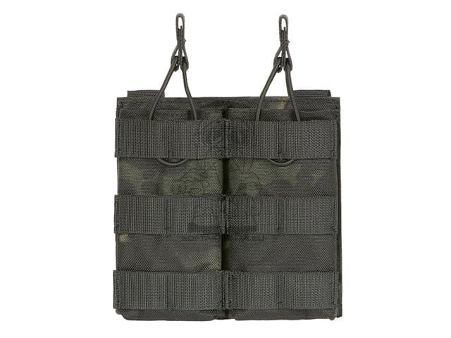 Tasca modulare doppia aperta per caricatori 5.56 Multicamo Black di 8FIELDS
