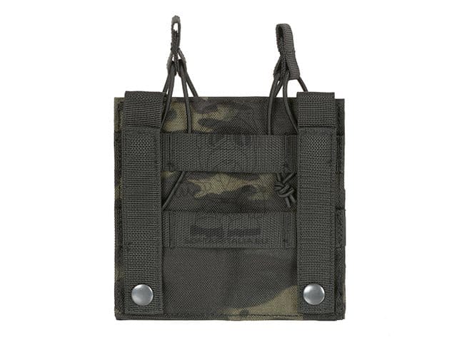 Tasca modulare doppia aperta per caricatori 5.56 Multicamo Black di 8FIELDS