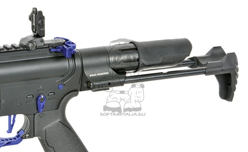 Fucile elettrico Strike Industries 4" Raiders Competition PDW blu di EMG