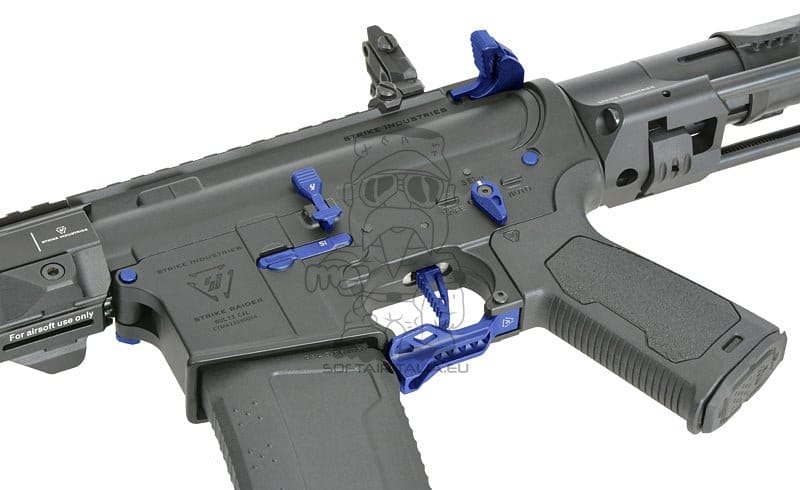 Fucile elettrico Strike Industries 4" Raiders Competition PDW blu di EMG