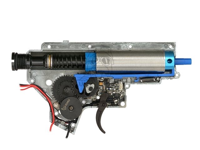 Fucile elettrico Strike Industries 4" Raiders Competition PDW blu di EMG
