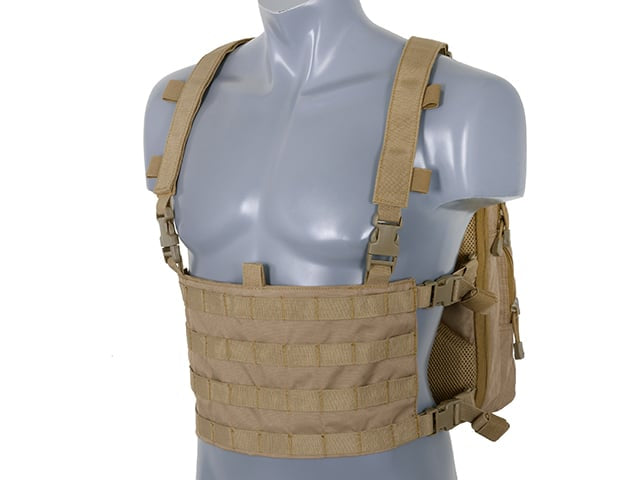 Zaino con pannello frontale MOLLE Coyote di 8FIELDS