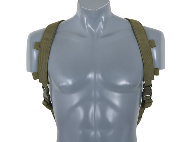 Zaino con pannello frontale MOLLE Coyote di 8FIELDS