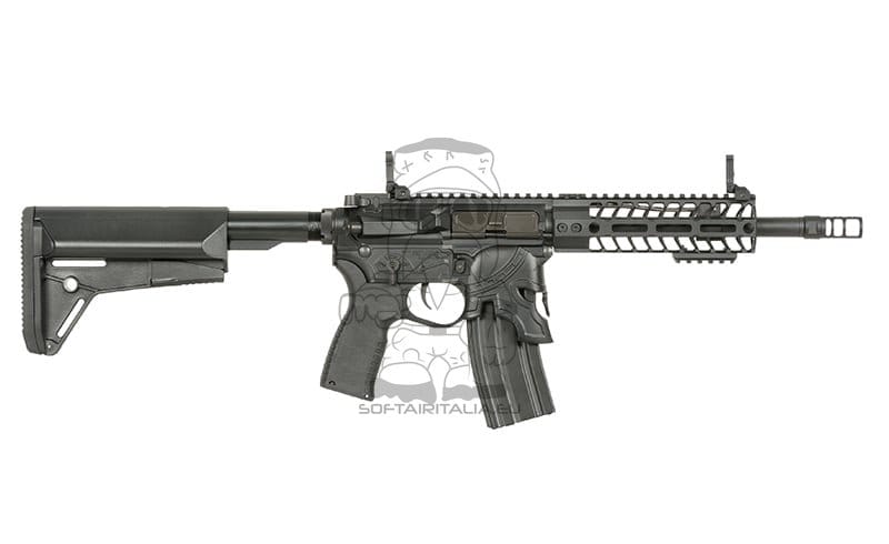 Replica elettrica CM.108B Spike's Rare Breed Spartan PDW nera di EMG