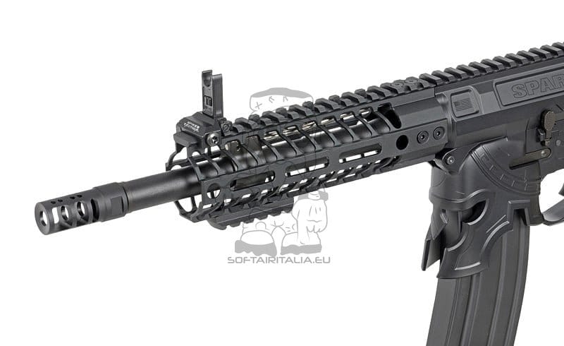 Replica elettrica CM.108B Spike's Rare Breed Spartan PDW nera di EMG