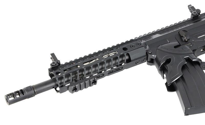 Replica elettrica CM.108B Spike's Rare Breed Spartan PDW nera di EMG
