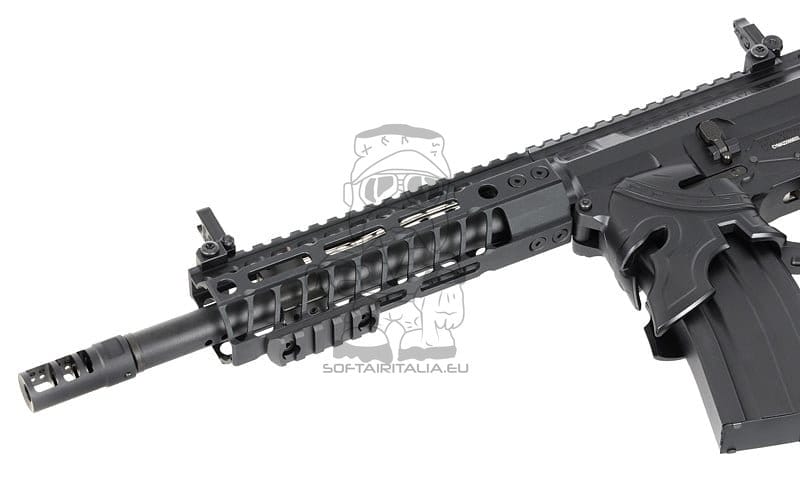 Replica elettrica CM.108B Spike's Rare Breed Spartan PDW nera di EMG