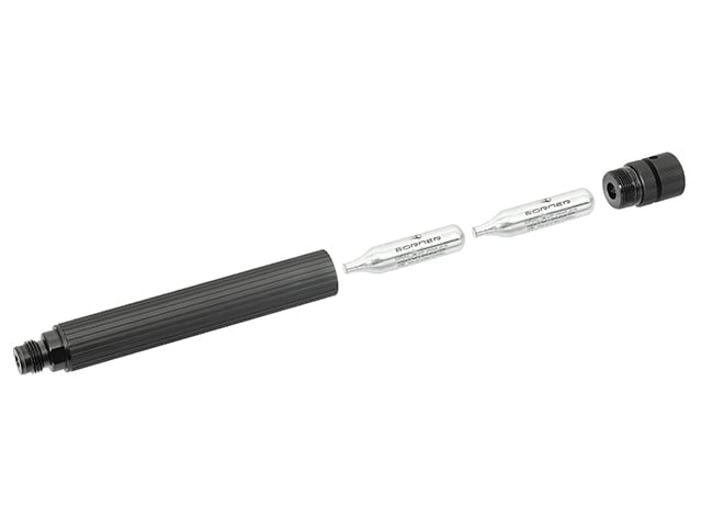 Cilindro in alluminio per due capsule CO2 da 12g di APS