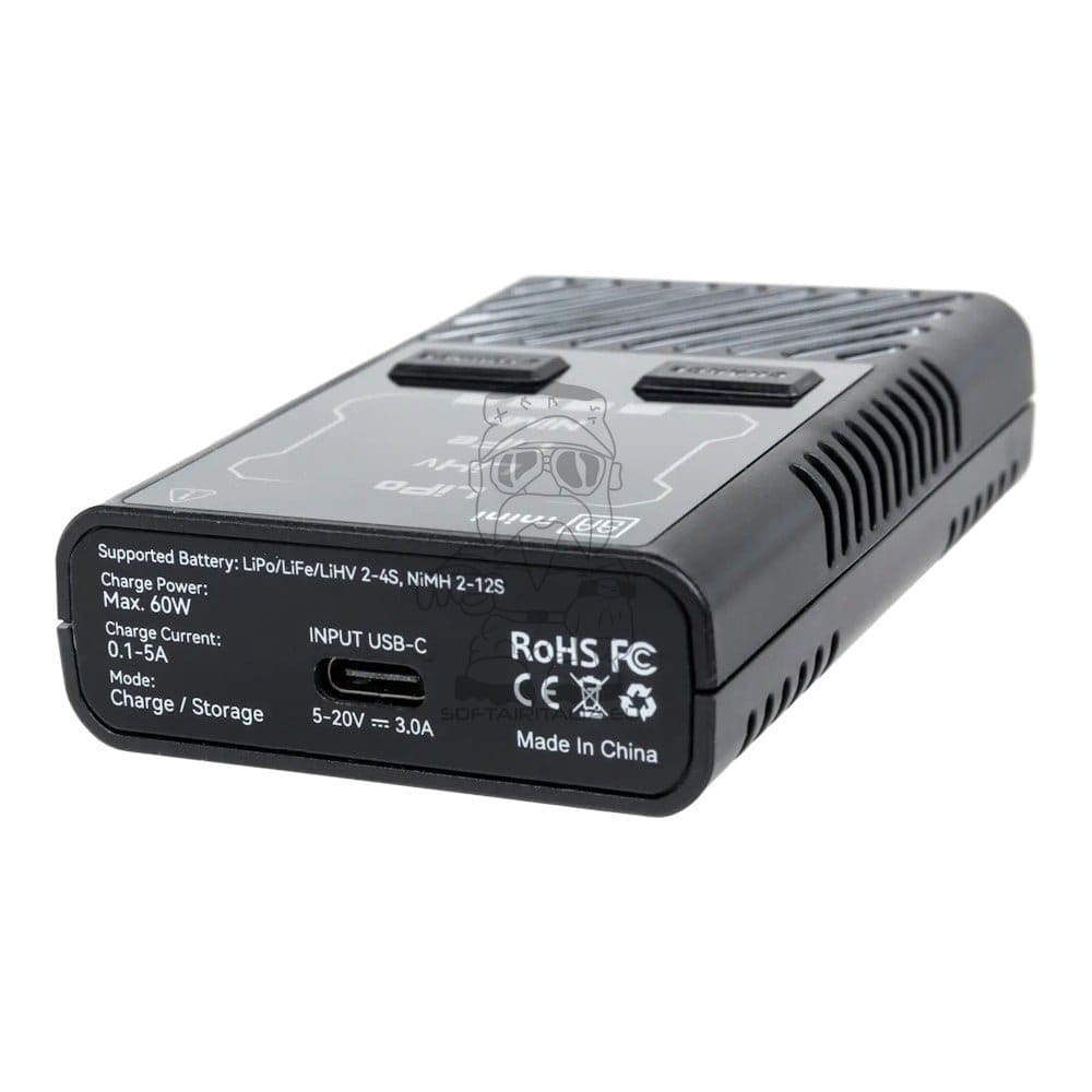 Mini Caricabatterie Li-Po/Li-Fe/Ni-Mh USB-C di SPECNA ARMS