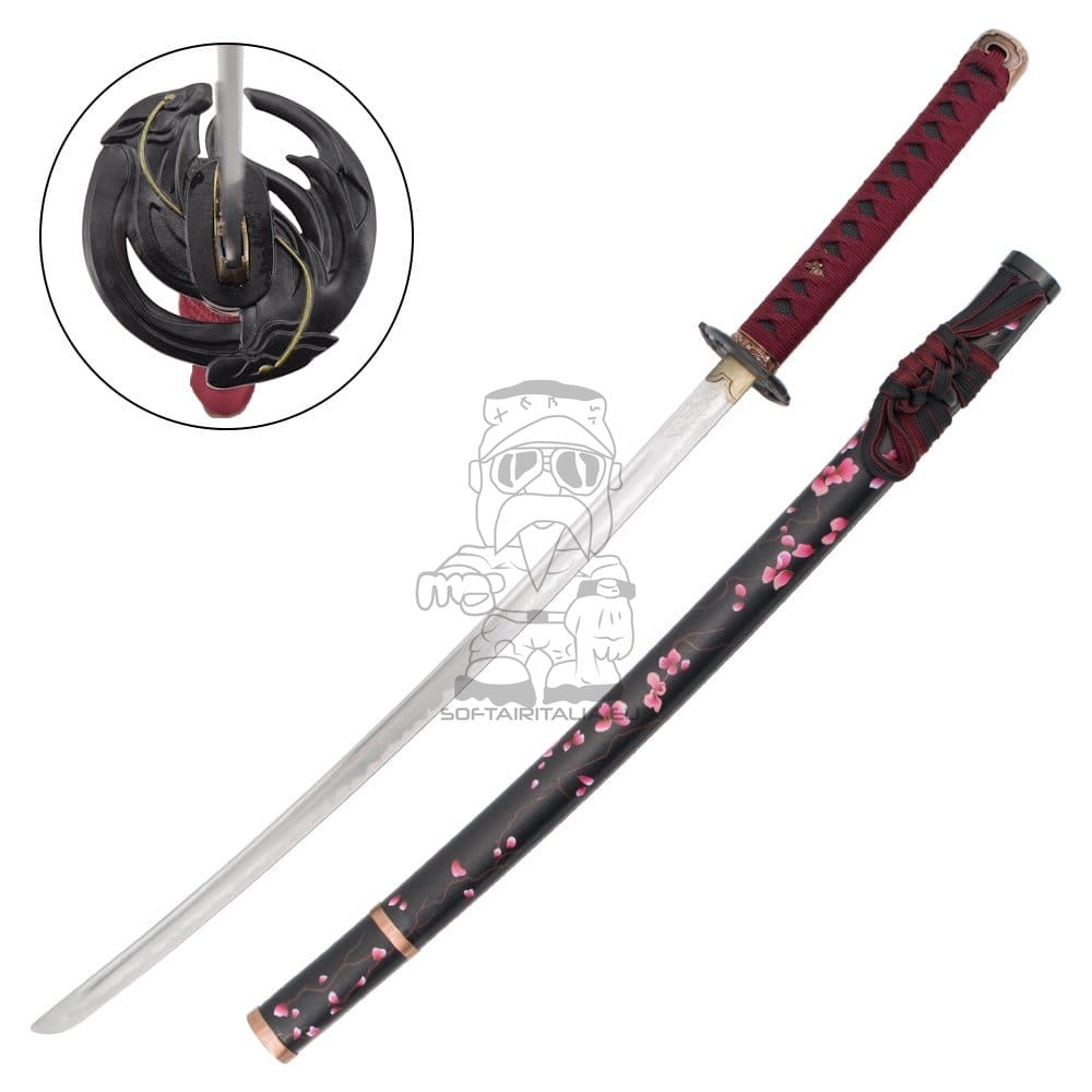 Katana ornamentale ispirata a Sakura in Moonlight (Ghost of Yotei)