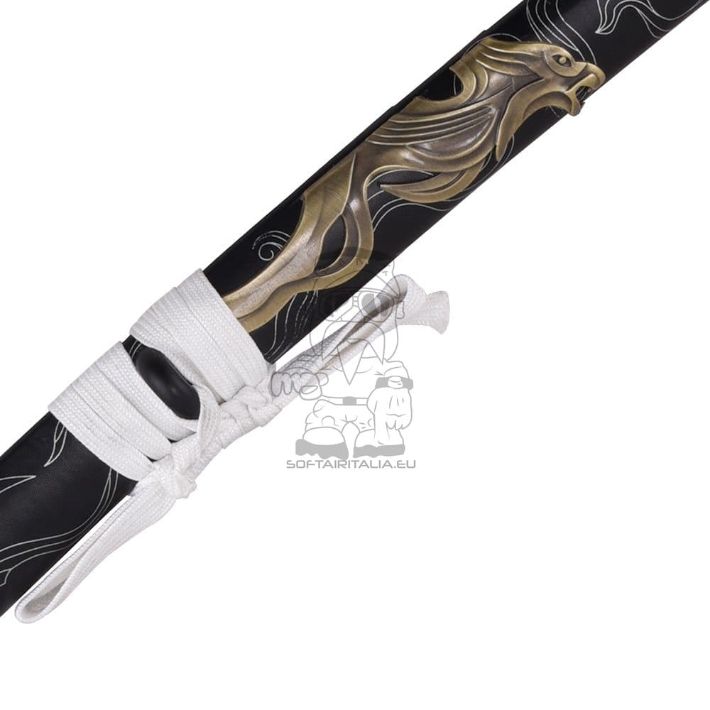 Katana ornamentale ispirata a Twin Wolves - Ghost of Yotei