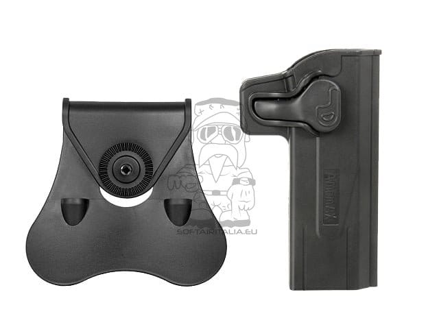 Fondina per Desert Eagle nera di AMOMAX