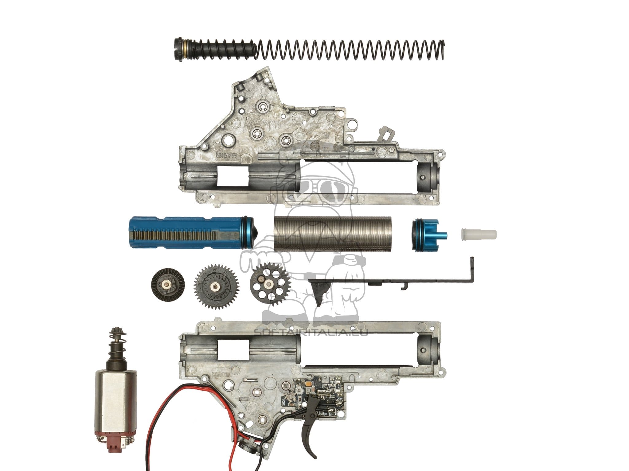 Replica Daniel Defense DD5 SBR 10.5" Eshooter ETU GEN-2 nera di EMG