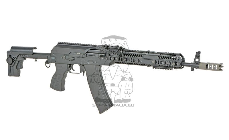 Fucile tattico AK-74 CM.113A Eshooter ETU GEN-2 nero di CYMA PLATINUM