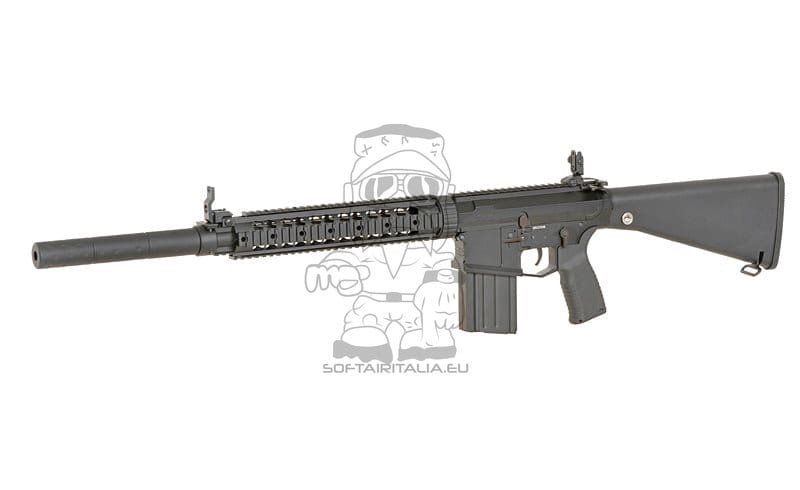 Fucile elettrico SR25 / AR10 Cm.098 e-Edition nero di CYMA PLATINUM