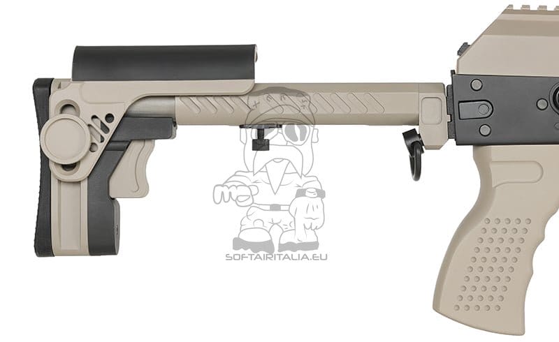 Fucile tattico AK-74 CM.113A con ETU Eshooter GEN-2 tan di CYMA PLATINUM