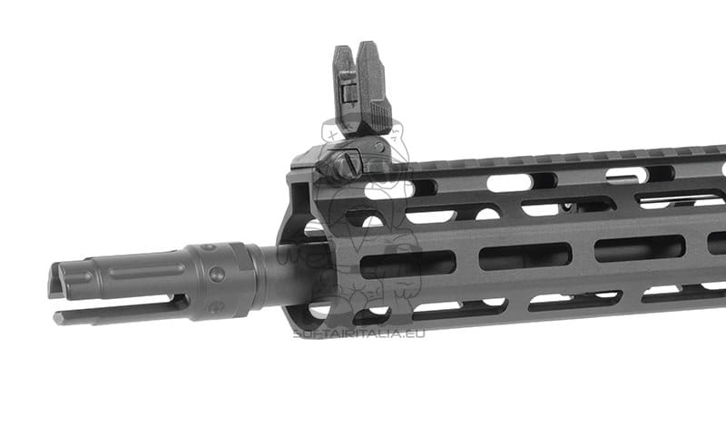 Fucile elettrico SR25 / AR10 con ETU Eshooter Gen-2 nero di CYMA PLATINUM