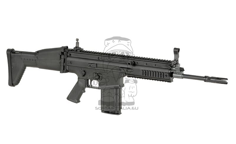 Replica FN SCAR-H CM.063H con ETU Eshooter GEN-2 nera di EMG