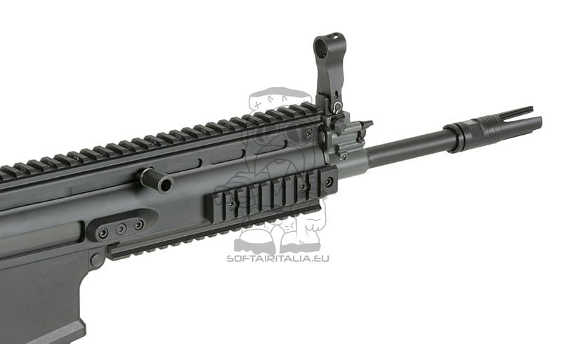 Replica FN SCAR-H CM.063H con ETU Eshooter GEN-2 nera di EMG