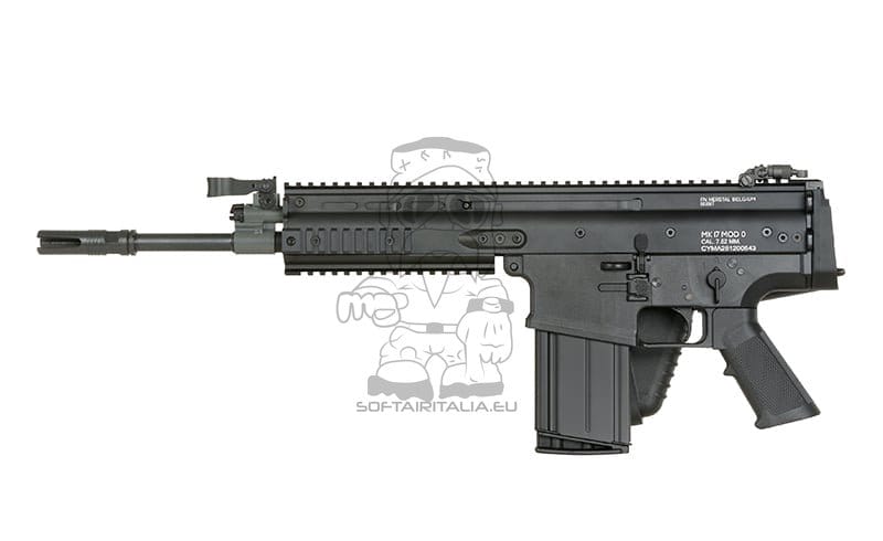 Replica FN SCAR-H CM.063H con ETU Eshooter GEN-2 nera di EMG