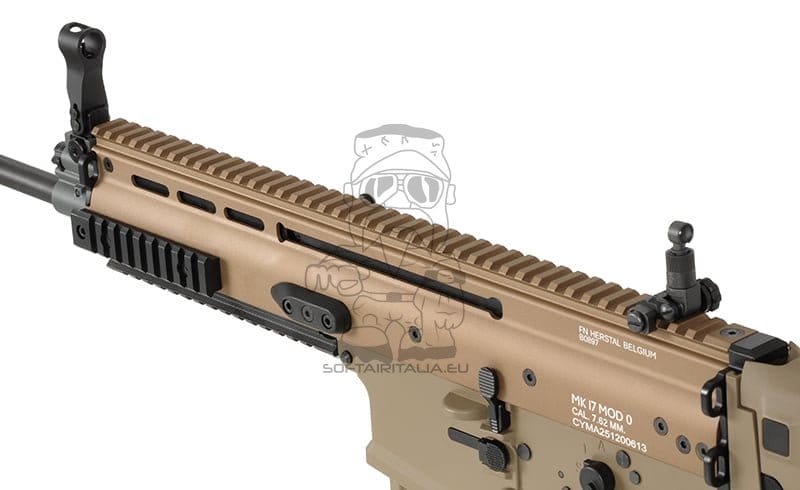 Replica FN SCAR-H CM.063H GEN-2 Tan con ETU di EMG