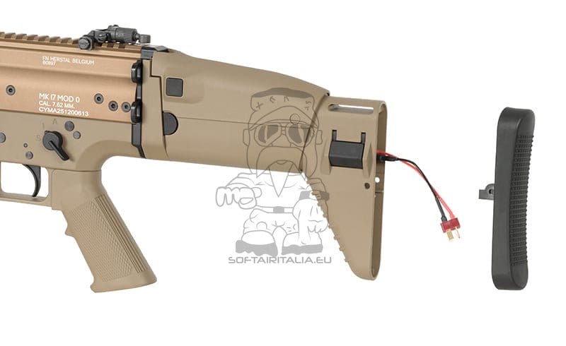 Replica FN SCAR-H CM.063H GEN-2 Tan con ETU di EMG