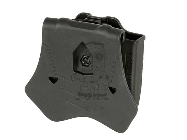 Tasca portacaricatore doppio per 1911 nera di AMOMAX