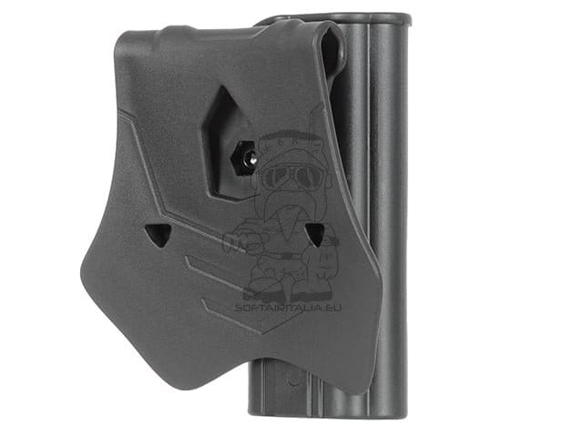 Fondina G19 per softair mancina nera di AMOMAX