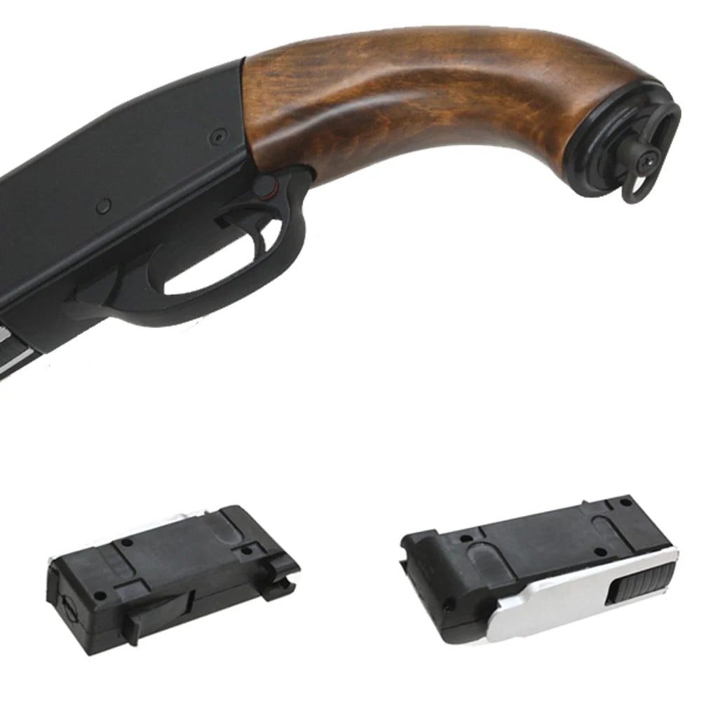 Fucile a pompa ST870 Short in vero legno nero