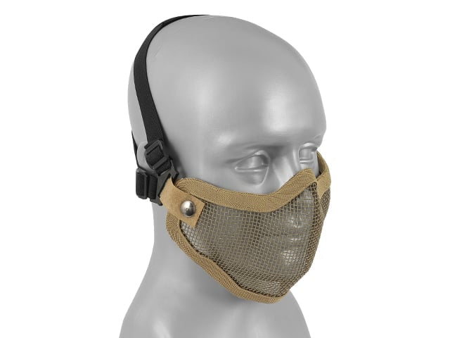 Maschera a rete in acciaio Tan di 8FIELDS