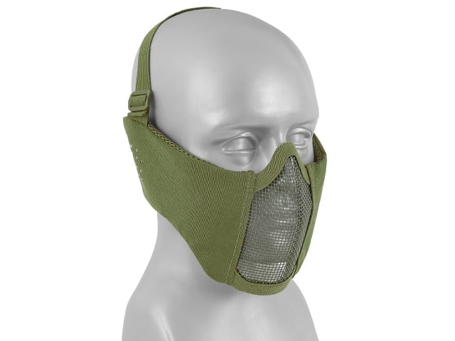 Maschera a rete low-profile con protezione guance e orecchie tipo A di 8FIELDS