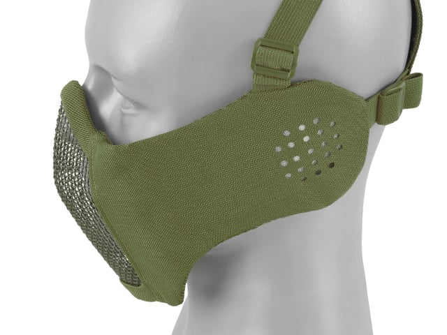 Maschera a rete low-profile con protezione guance e orecchie tipo A di 8FIELDS