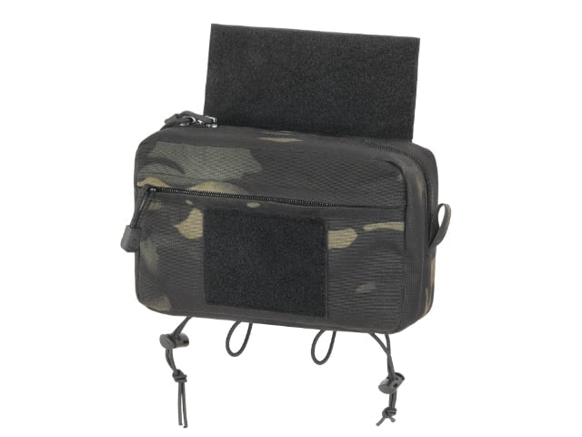 Tasca utility a due scomparti con pannello di montaggio Multicamo Black di 8FIELDS