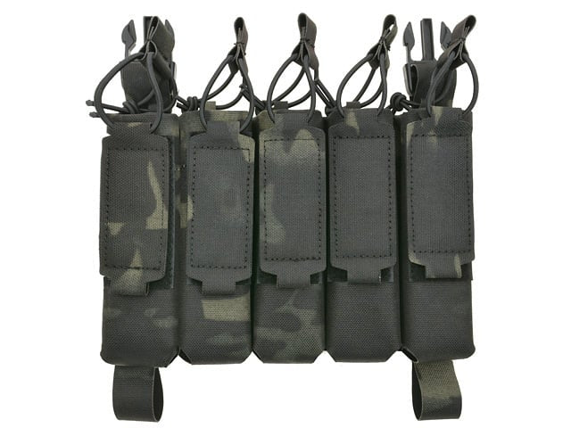 Pannello portacaricatore MP5 5 posti Buckle-Up Laser-Cut Multicamo Black di 8FIELDS