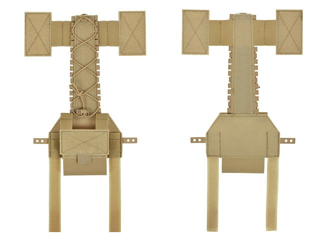 Tasca accessori per elmetto Laser-Cut - Tan di 8FIELDS
