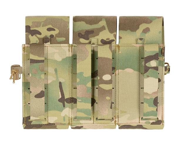 Tasca tripla per 6 caricatori AR15, taglio laser multicamo di 8FIELDS