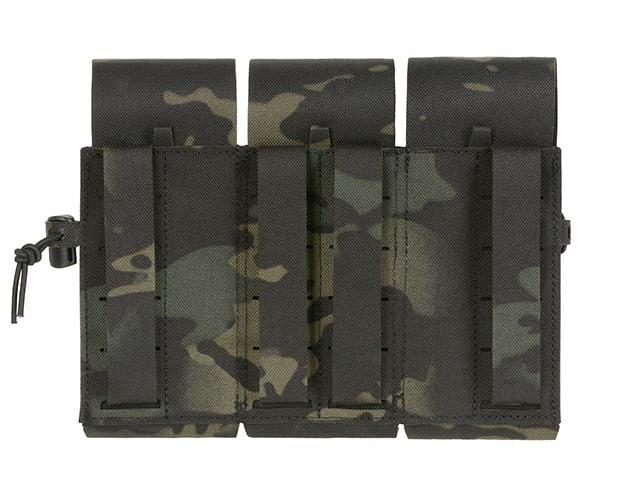 Tasca tripla porta caricatori AR15 taglio laser Multicamo Black di 8FIELDS