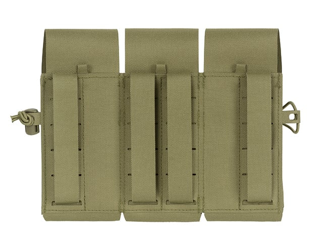 Tripla tasca porta caricatori AR15, taglio laser - Olive di 8FIELDS