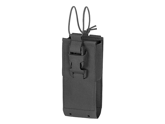 Tasca porta radio Laser Cut open-top nera di 8FIELDS