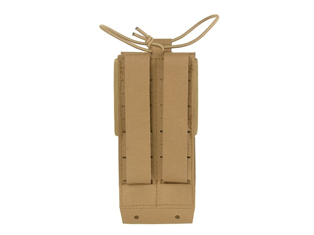 Tasca porta radio Open-Top Laser Cut color Tan di 8FIELDS