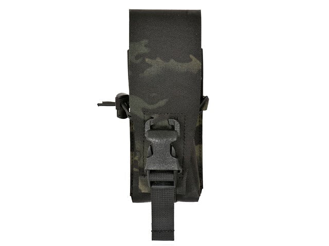 Tasca porta granata M18 / bottiglia 0.5L MOLLE Taglio Laser Multicamo Nero di 8FIELDS