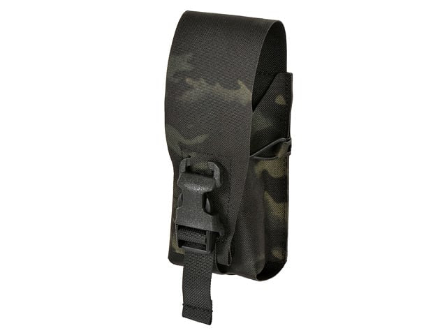 Tasca porta granata M18 / bottiglia 0.5L MOLLE Taglio Laser Multicamo Nero di 8FIELDS