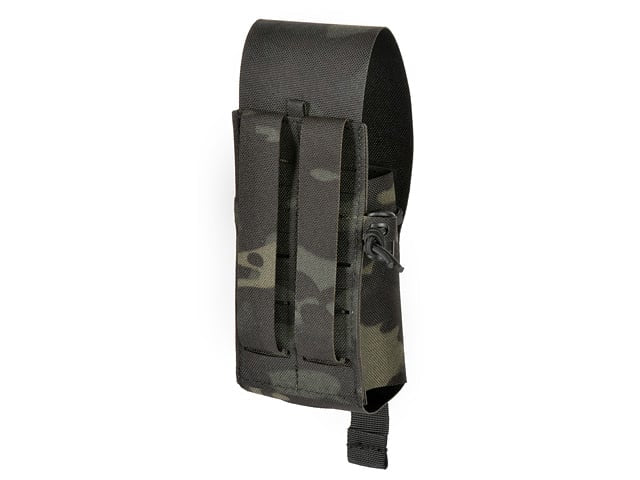 Tasca porta granata M18 / bottiglia 0.5L MOLLE Taglio Laser Multicamo Nero di 8FIELDS