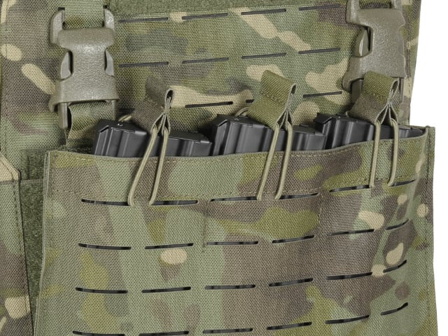 Plate Carrier QRF Laser-Cut Buckle Up Multicamo Tropic di 8FIELDS