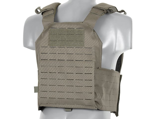 Plate Carrier QRF Laser-Cut con tasca AR/AK - Ranger Green di 8FIELDS