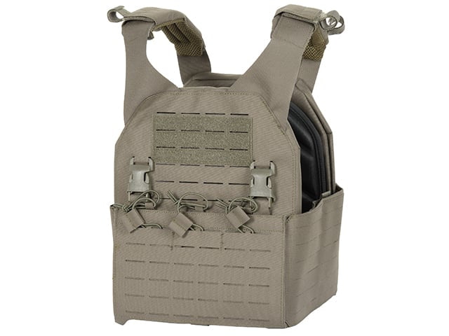 Plate Carrier QRF Laser-Cut con tasca AR/AK - Ranger Green di 8FIELDS