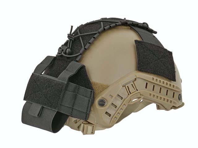 Tasca accessoria per casco con taglio laser nera di 8FIELDS